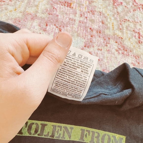 Fruit Of The Loom, Black Graphic T-Shirt - Picture 5 of 5